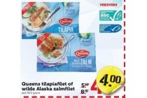 queens tilapiafilet of wilde alaska zalmfilet