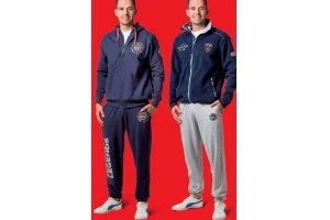 dakar joggingbroek hooded sweater of fleecevest