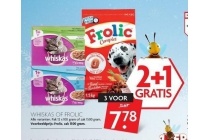 alle varianten whiskas of frolic