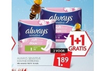 alle varianten always sensitive maandverband