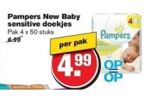 pampers new baby sensitive doekjes