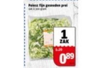 poiesz fijn gesneden prei