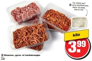 shoarma gyros of roerbakreepjes