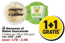 houmous of native guacamole