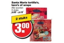 santa maria tortilla s taco s of wraps