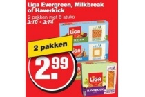 liga evergreen milkbreak of haverkick