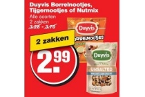 duyvis borrelnootjes tijgernootjes of nutmix