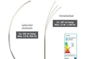 livarno lux staande led booglamp
