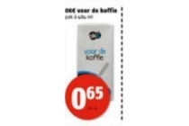 okeur voor de koffie