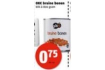 okeur bruine bonen