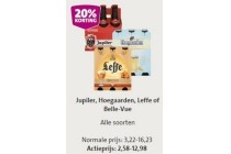 jupiler hoegaarden leffe of belle vue