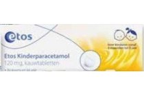 etos kinderparacetamol kauwtabletten