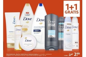 dove deodorant douche handcreme en boyverzorging