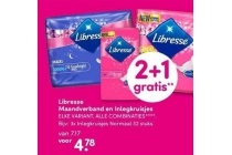 libresse maandverband en inlegkruisjes