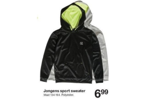 jongens sport sweater