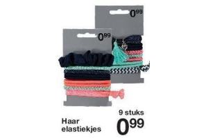 haar elastiekjes