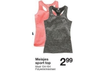 meisjes sport top