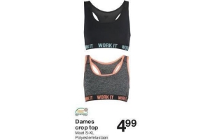 dames crop top