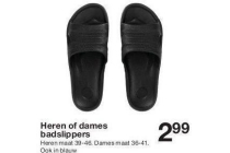 heren of dames badslippers