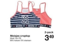 meisjes croptop