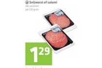 snijworst of salami