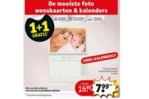 foto wenskaart en kalender