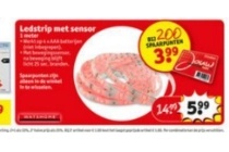 ledstrip met sensor