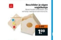 beschilder je eigen vogelhuisje