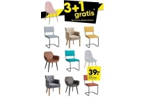 diverse eetkamerstoelen