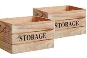 houten kist storage