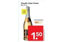 claudin cider peche