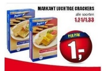 markant luchtige crackers