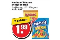 haribo of maoam snoep of drop