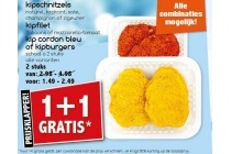 kipschnitzels kipfilet kip cordon blue of kipburgers