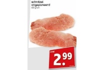 schnitzel ongepaneerd
