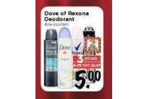 dove en rexona deodorant