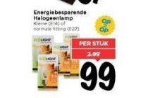 energiebesparende halogeenlamp