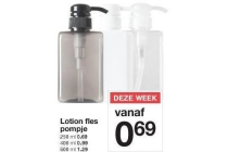 lotion fles pompje