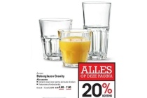 alle soorten arcoroc granity bekerglazen