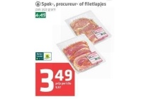 spek procureur of filetlapjes