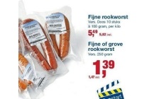 fijne rookworst
