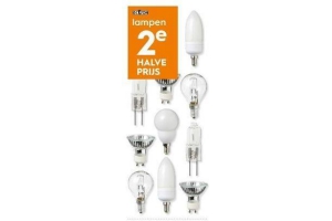 alle ectron lampen nu 2e halve prijs