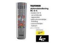 telefunken afstandsbediening rc 6 4 nu eur4