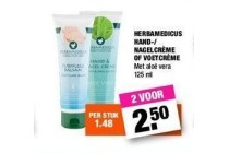 herbamedicus hand nagel of voetcreme