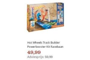 hot wheels track builder powerbooster kit racebaan