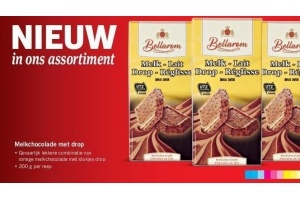 melkchocolade met drop