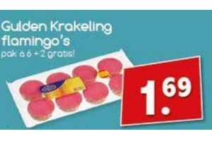 gulden krakeling flamingo s