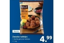 zweedse balletjes