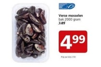 verse mosselen
