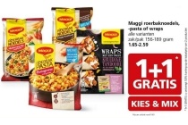 maggi roerbaknoedels pasta of wraps